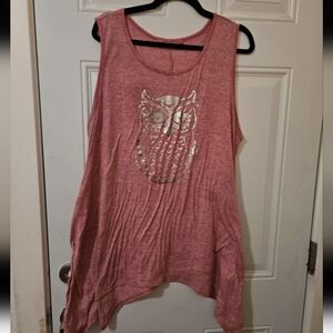 Pink Owl Top